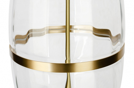 Lustra design modern Murillo, sticla/suport auriu, MD12001-1T-200 - King [5]