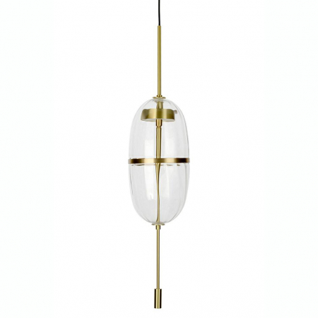 Lustre - Lustra design modern Murillo, sticla/suport auriu, MD12001-1T-200 - King