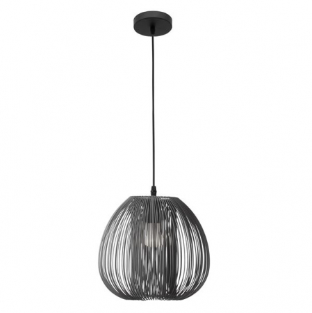 Lustre - Lustra design rotunda neagra/alba/gri Vesna, din metal, inaltime reglabila, 9586153 - Novaluce