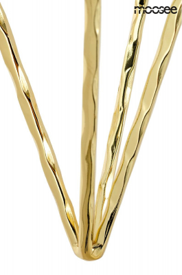 Lustra designer aurie metalica Pryderi, diverse dimensiuni, forma geometrica piramidala, MSE010100130 - King [6]