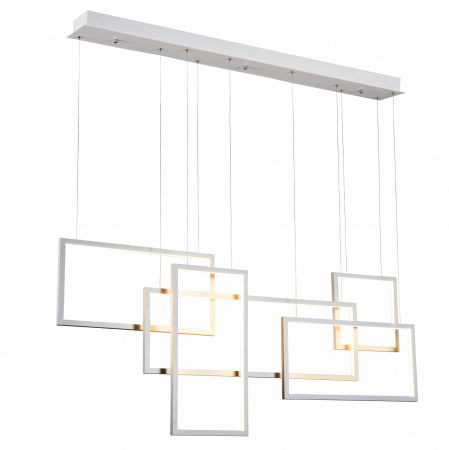 Lustra dimabila alba/neagra cu iluminare LED Anil 130 cm, design minimalist, AZ 2850 - Azzardo [1]