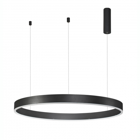 Lustra dimabila inel LED Cheri 100 cm alba/neagra/aurie, design minimalist, 9190855 - Novaluce [0]
