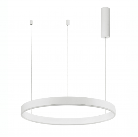 Lustra dimabila inel LED Cheri 60 cm alba/neagra/aurie, design minimalist, 9190740 - Novaluce [0]