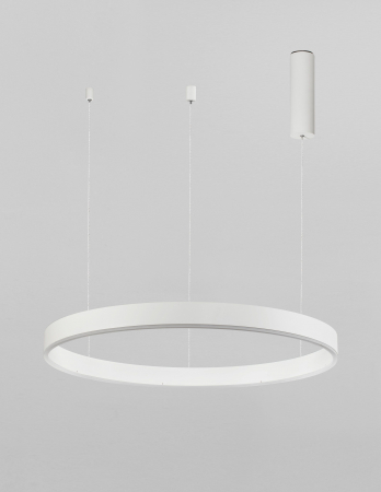 Lustra dimabila inel LED Cheri 60 cm alba/neagra/aurie, design minimalist, 9190740 - Novaluce [2]