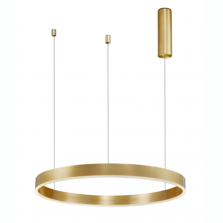 Lustra dimabila inel LED Cheri 60 cm alba/neagra/aurie, design minimalist, 9190740 - Novaluce [11]