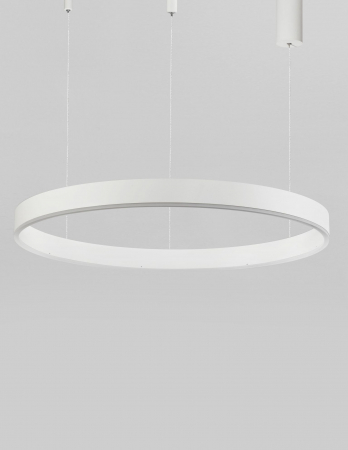 Lustra dimabila inel LED Cheri 80 cm alba/neagra/aurie, design minimalist, 9190648 - Novaluce [8]