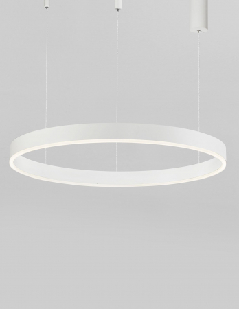 Lustra dimabila inel LED Cheri 80 cm alba/neagra/aurie, design minimalist, 9190648 - Novaluce [9]