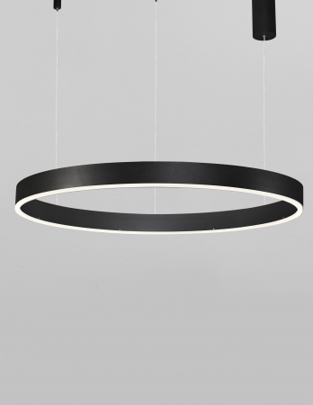 Lustra dimabila inel LED Cheri 80 cm alba/neagra/aurie, design minimalist, 9190648 - Novaluce [15]
