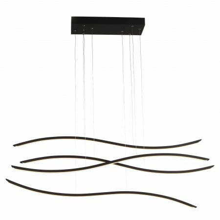 Lustre - Lustra dimabila LED alba/neagra Wave 120 cm, design modern, AZ 2912 - Azzardo