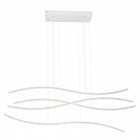 Lustra dimabila LED alba/neagra Wave 120 cm, design modern, AZ 2913 - Azzardo [1]