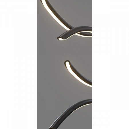 Lustra dimabila LED alba/neagra Wave 120 cm, design modern, AZ 2913 - Azzardo [2]