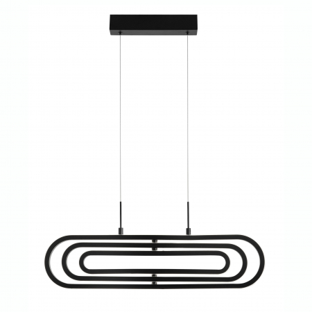Lustra dimabila LED aurie/neagra Nojus 64 cm, abajur 3 piese ovale ajustabile, 9110352 - Novaluce [7]