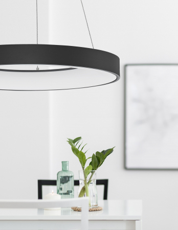 Lustra dimabila LED rotunda Rondo Slim Ø38/60 cm, argientie/aurie/maro/alba/neagra, 9453431 - Novaluce [36]