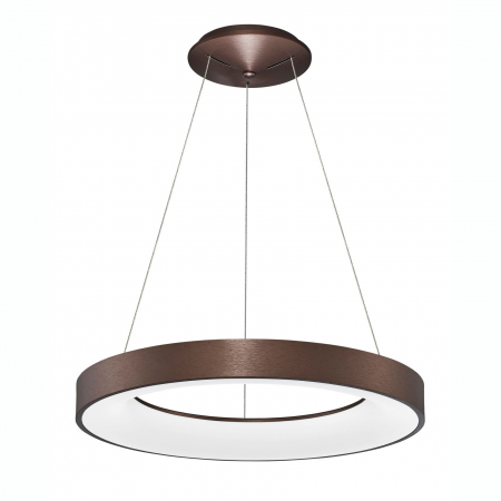 Lustre - Lustra dimabila LED rotunda Rondo Slim Ø38/60 cm, argientie/aurie/maro/alba/neagra, 9453455 - Novaluce