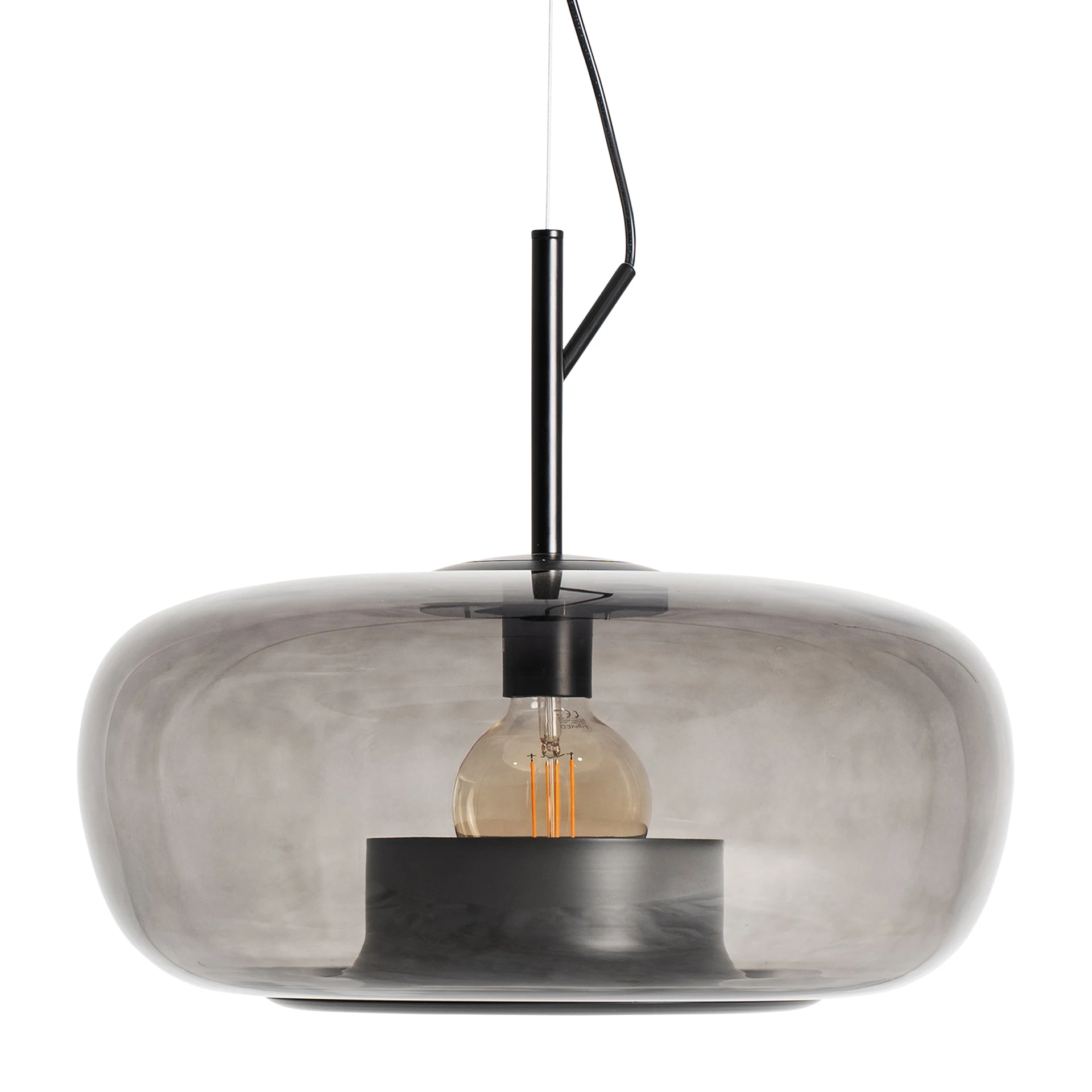 Lustra din Cristal si Fier, Gri, 45x45x37 cm, Stil Contemporan - VicalHome 36742 [4]