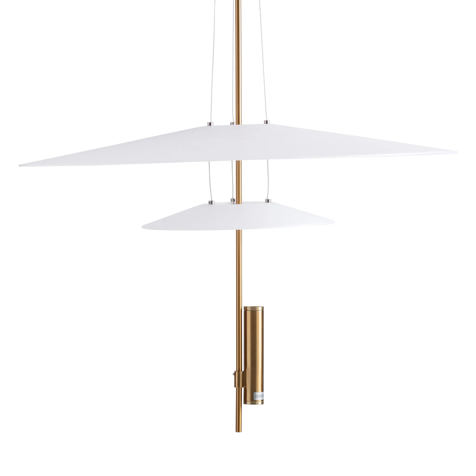 Produse - Lustra din Otel si Acrilic, Alb, 67x67x79 cm - VicalHome 36990