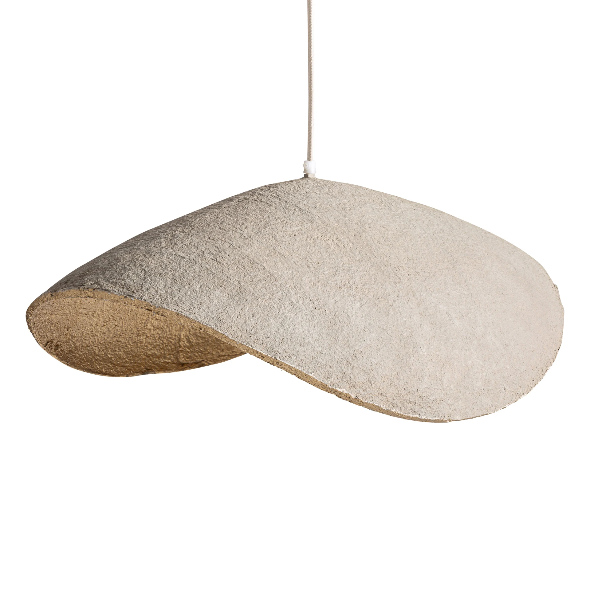 Lustre Living - Lustra din Papier-mache si Fier, Gri, 71x53x23 cm, Stil Clasic - VicalHome 36924