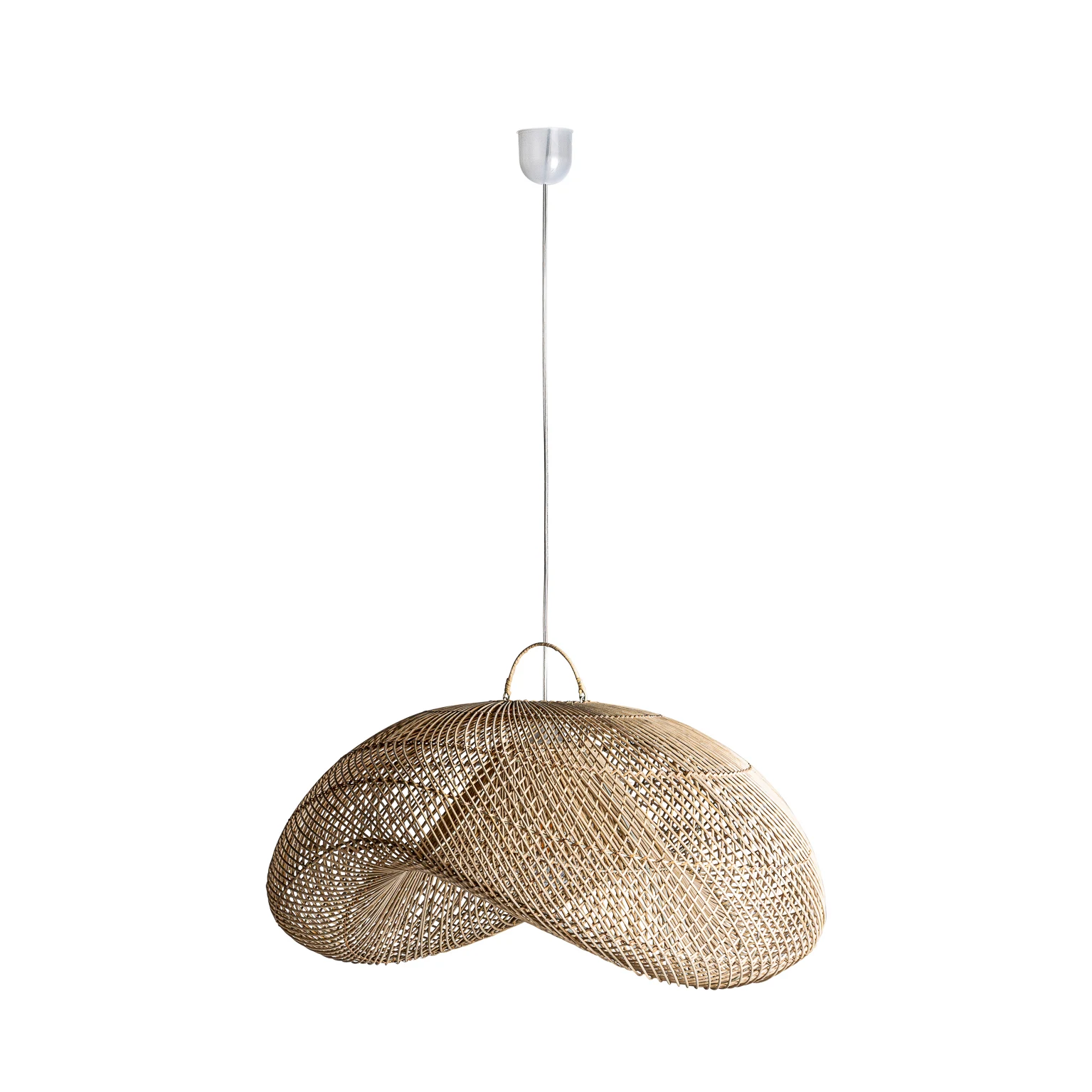 Lustra din Ratan, Maro, 85x65x40 cm, Stil Contemporan - VicalHome 28566 [10]