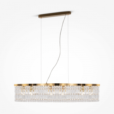 Lustre - Lustra Dune DIA005PL-06G, 6xE14, aurie+transparenta, IP20, Maytoni