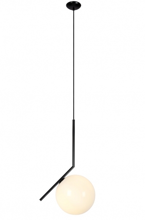 Lustra eleganta design modern Eliot 20 cm, alb/negru, MD10563-1-200T.BLACK - King [2]