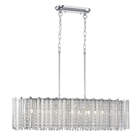 Promotii - Lustra eleganta lux cu cristale Monti, din sticla, 86 cm, 9046506 - Novaluce
