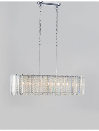 Lustra eleganta lux cu cristale Monti, din sticla, 86 cm, 9046506 - Novaluce [5]