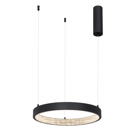 Lustre - Lustra eleganta rotunda neagra cu cristale Draha Ø40/60/80/110 cm, LED dimabil, 9865140 - Novaluce