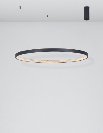 Lustra eleganta rotunda neagra cu cristale Draha Ø40/60/80/110 cm, LED dimabil, 9865110 - Novaluce [2]
