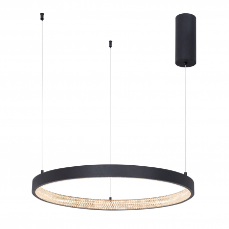 Lustra eleganta rotunda neagra cu cristale Draha Ø40/60/80/110 cm, LED dimabil, 9865110 - Novaluce [12]