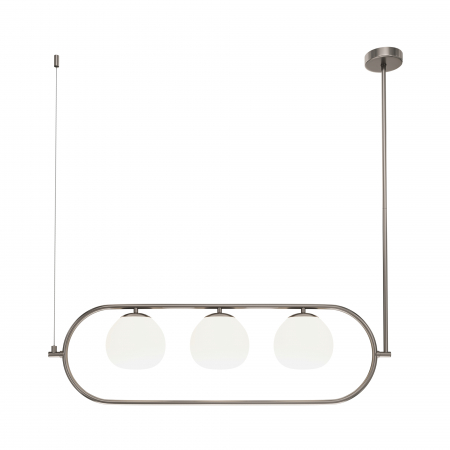 Lustre - Lustra Erich MOD221PL-03N, 3xE14, nichel+alba, IP20, Maytoni