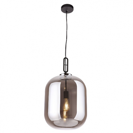 Lustre - Lustra fumurie tip pendul Jeremi Ø 30 cm metal/sticla, inaltime reglabila, P0298 - Maxlight