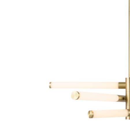 Lustra LED Axis MOD106PL-L28G3K, 28W, 3000lm, lumina calda, IP20, aurie, Maytoni [2]