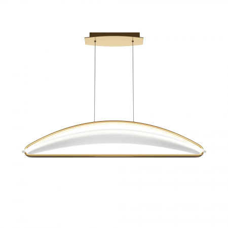 Lustre - Lustra LED Breeze MOD281PL-L34BS3K, 33W, 2040lm, lumina calda, IP20, aurie+transparenta, Maytoni