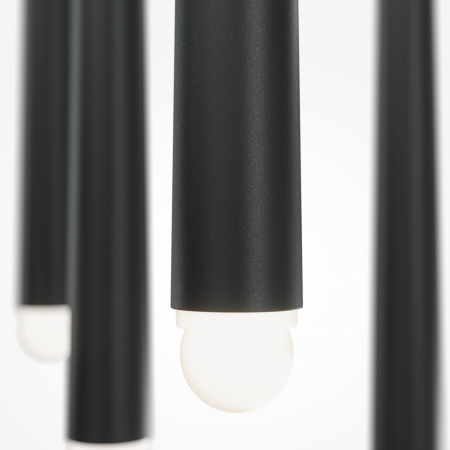 Lustra LED Cascade MOD132PL-L30BK, 31W, 2400lm, lumina calda+neutra, IP20, neagra mata, Maytoni [2]