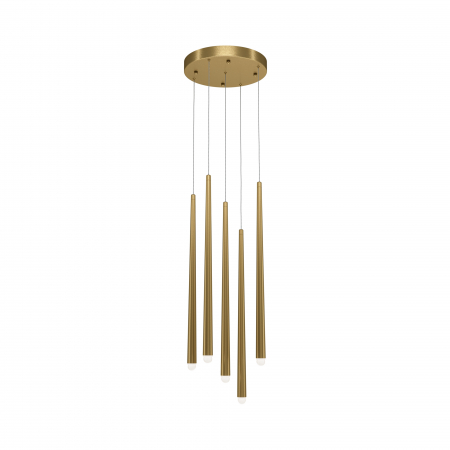 Lustre - Lustra LED Cascade MOD132PL-L30BSK, 31W, 2550lm, lumina calda+neutra, IP20, aurie, Maytoni