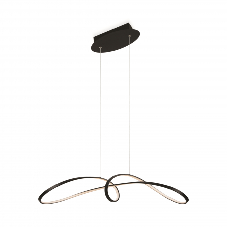 Lustre - Lustra LED Curve MOD156PL-L52B4K, 42W, 2800lm, lumina neutra, IP20, neagra, Maytoni