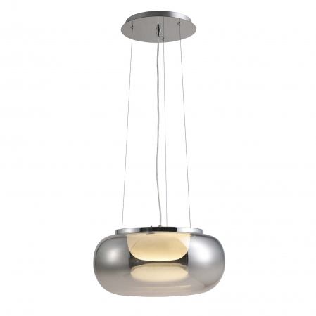 Lustre - Lustra LED design modern Baloh 42x42 cm, sticla finisaj crom/cupru, AZ 3160 - Azzardo