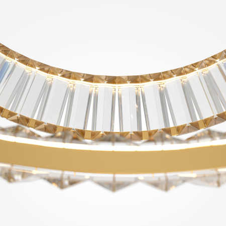 Lustra LED Krone P097PL-L90G4K, 90W, 6000lm, lumina neutra, IP20, aurie+transparenta, Maytoni [3]