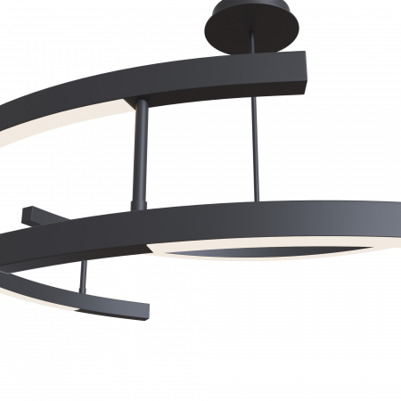 Lustra LED Line MOD054PL-L52B3K, 52W, 2000lm, lumina calda, IP20, neagra, Maytoni [2]