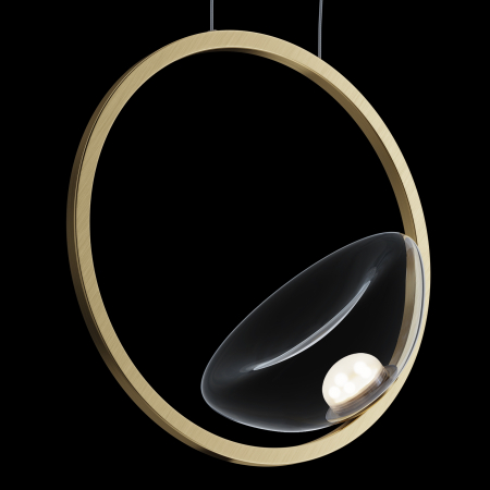 Lustra LED Lunare MOD327PL-L5BS3K, 5W, 450lm, lumina calda, IP20, aurie, Maytoni [2]