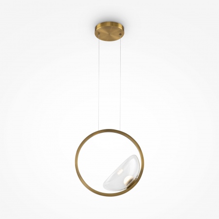 Lustre - Lustra LED Lunare MOD327PL-L5BS3K, 5W, 450lm, lumina calda, IP20, aurie, Maytoni