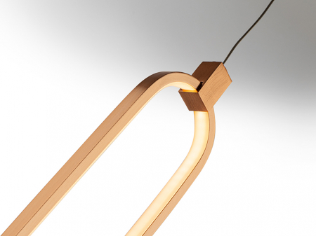 Lustra LED lux aur roz/crom Githa, metal, inaltime reglabila, 787147 - Schuller [7]