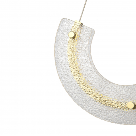 Lustra LED Maya P091PL-L18G3K, 18W, 1300lm, lumina calda, IP20, aurie+transparenta, Maytoni [2]