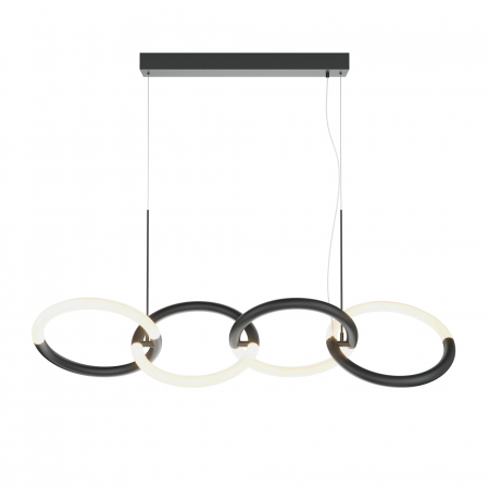 Lustra LED Node MOD165PL-L40B3K, 40W, 2600lm, lumina calda, IP20, neagra+alba, Maytoni [1]