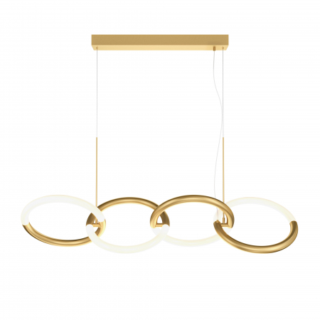 Lustre - Lustra LED Node MOD165PL-L40G3K, 40W, 2600lm, lumina calda, IP20, aurie+alba, Maytoni