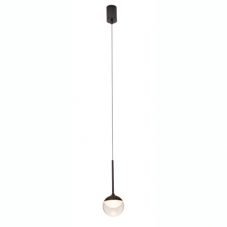 Lustre - Lustra LED pe cablu Hafsa 10x10 cm design minimalist cu glob transparent, P0416 - Maxlight