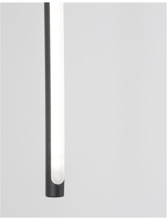 Lustra LED premium neagra Stick rotativa, din metal, 113 cm, 9183252 - Novaluce [4]