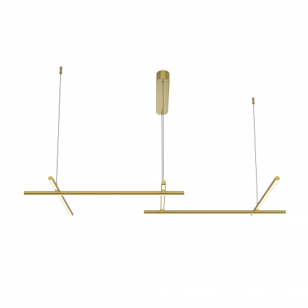 Lustre - Lustra LED Radiance MOD278PL-L50G3K, 50W, 2150lm, lumina calda, IP20, aurie, Maytoni