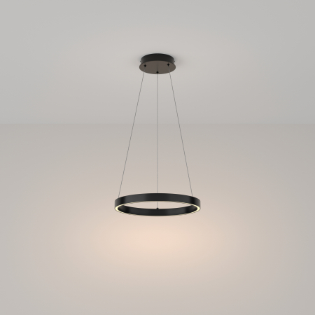 Produse - Lustra LED Rim MOD058PL-L22B3K, 25W, 1200lm, lumina calda, IP20, neagra, Maytoni
