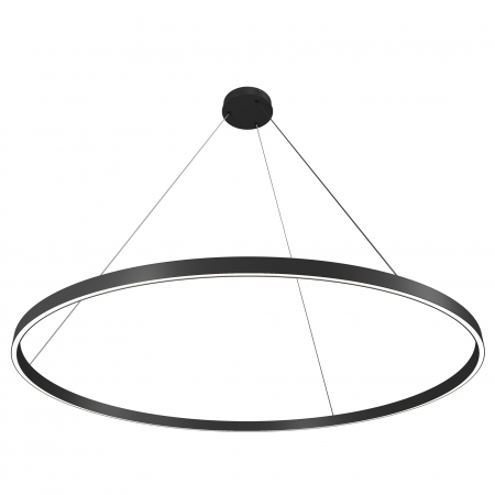 Produse - Lustra LED Rim MOD058PL-L65B3K, 81W, 4800lm, lumina calda, IP20, neagra, Maytoni